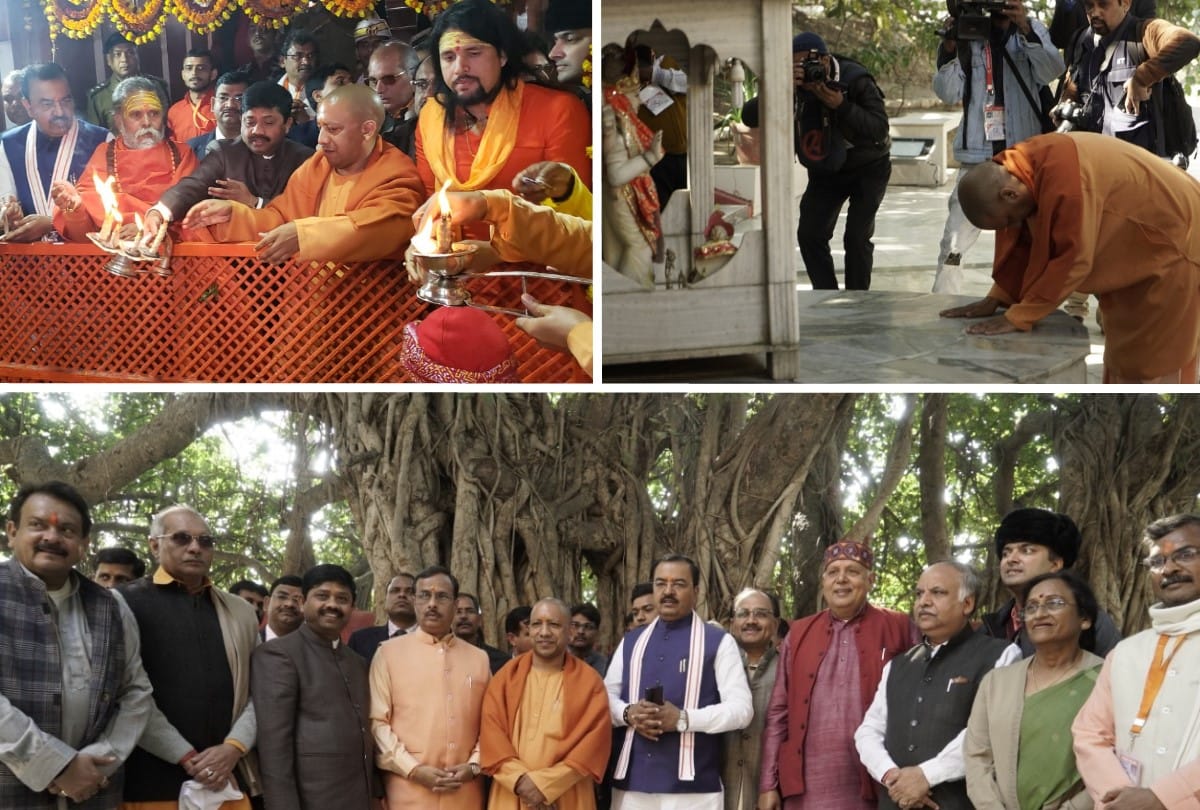 Kumbh 2019:Cm Yogi Adityanath latest photo in Kumbh Mela 2019 prayagraj