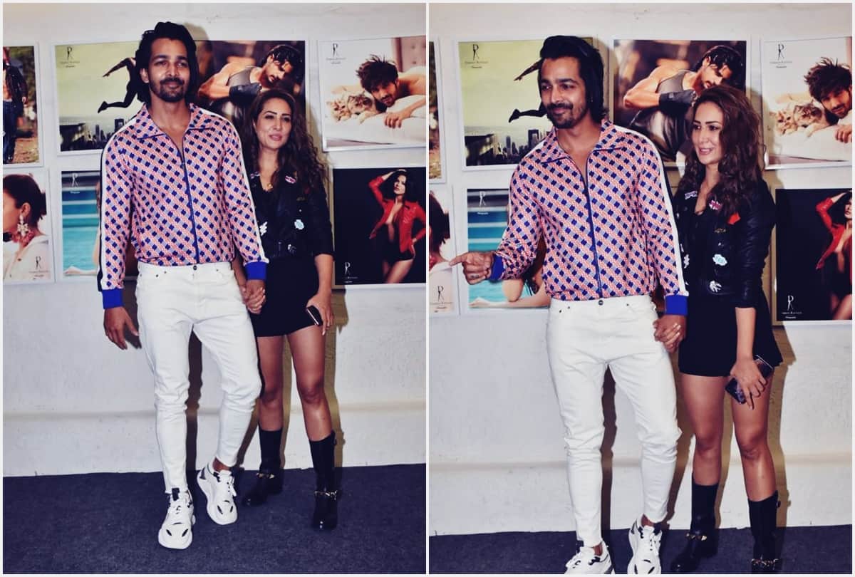 Kim Sharma and Harshvardhan Rane arrived hand in hand at Dabboo Ratnani 2019 calendar launch event