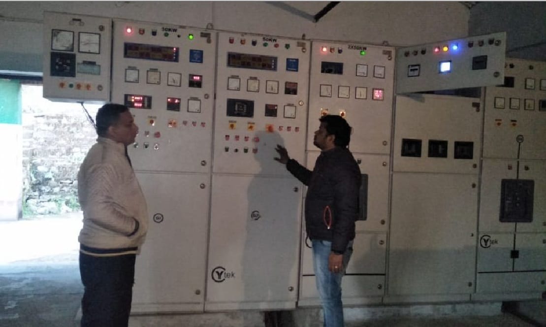 Small hydro power project connected to the grid, profit of 70 thousand every month