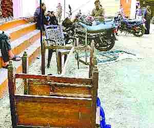 Corporators on rampage