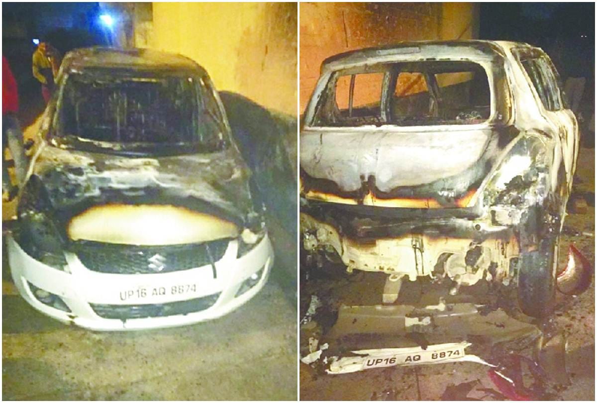 Try to burn three including businessman alive in car in greno