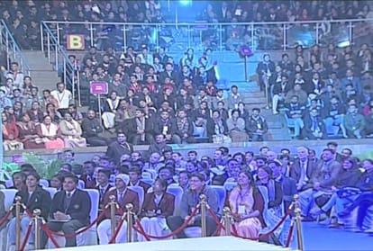 Pm Narendra Modi Pariksha Pe Charcha with Six himachal students