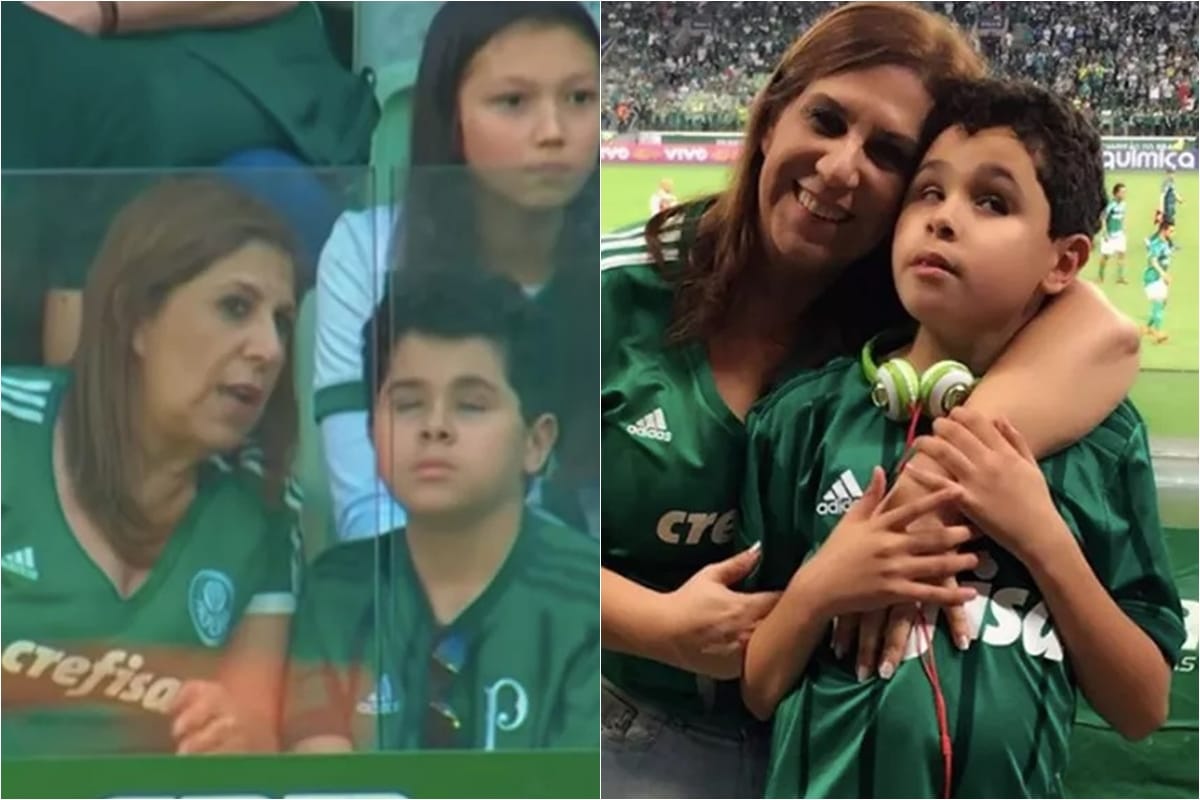 Silvia Grecco narrates football games for her blind son Nickollas video viral