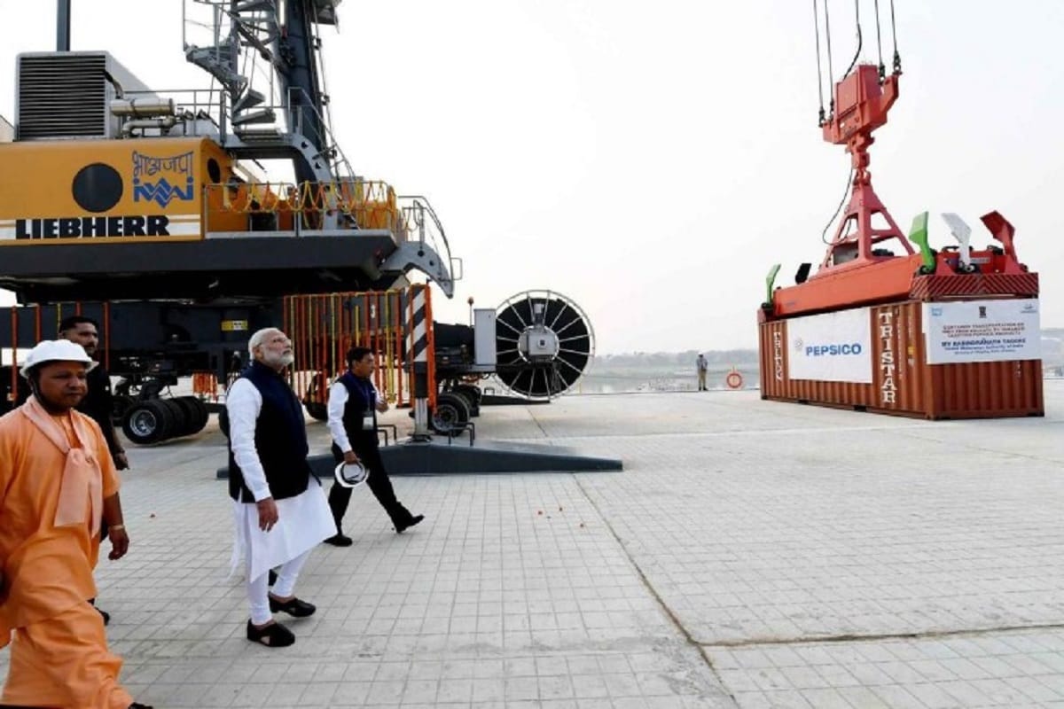 World largest container company Maersk add wit water transport in varanasi