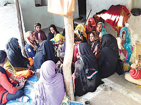 Chorag's schoolgirl Jhulasi, during death