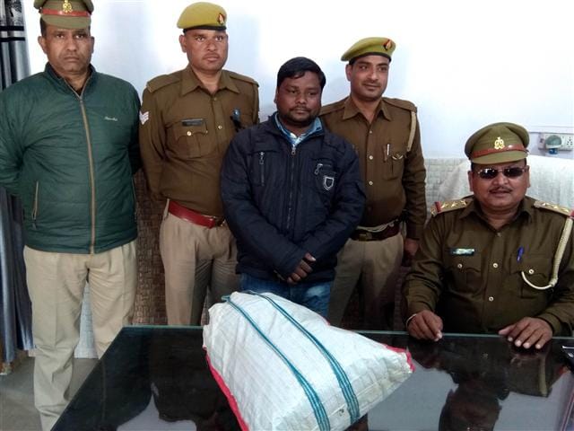 One accused arrested including six kg of ganja