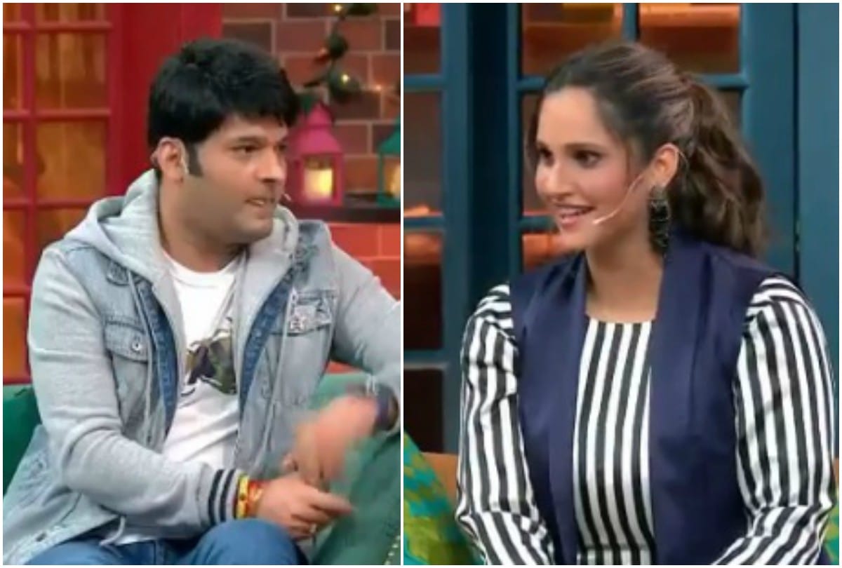 Kapil Sharma flirt withTennis star Sania Mirza video viral