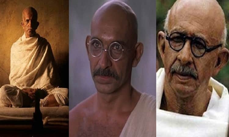 these actor play Mahatma Gandhi role in film