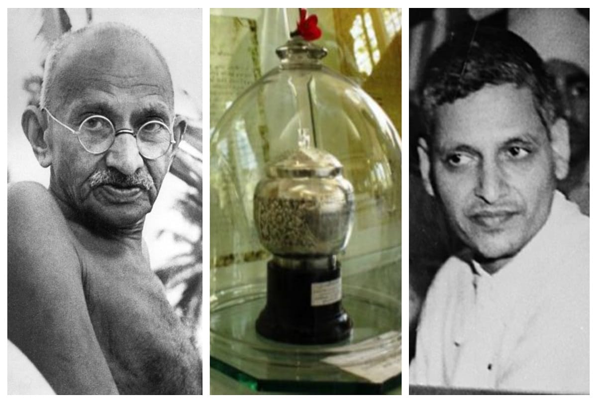 Why Gandhiji killer Nathuram Godse urn ashes have not been released in the river till date