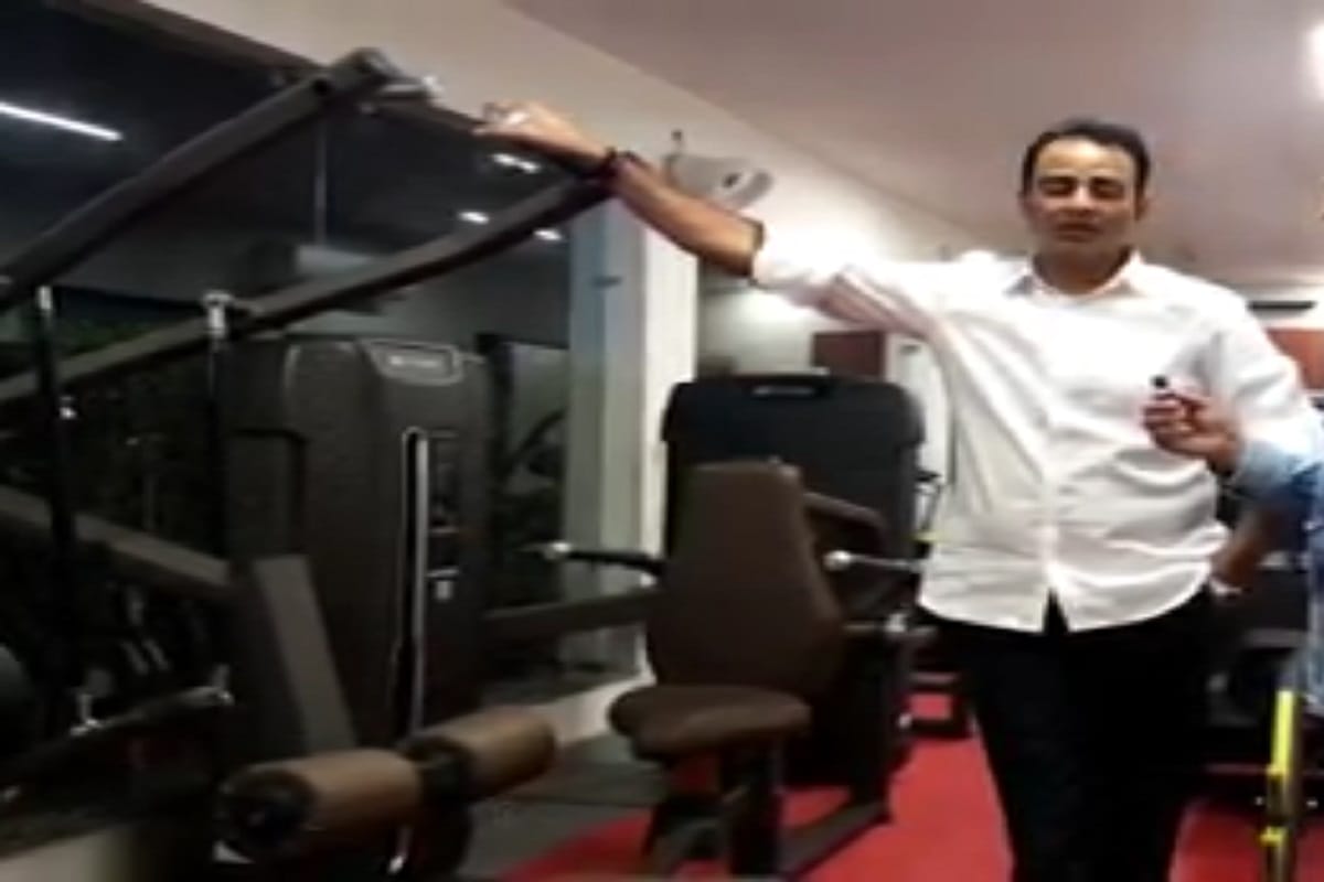 Meerut, BJP MLA Sangeet Som gave fitness tips to people, see five photos of Jim house