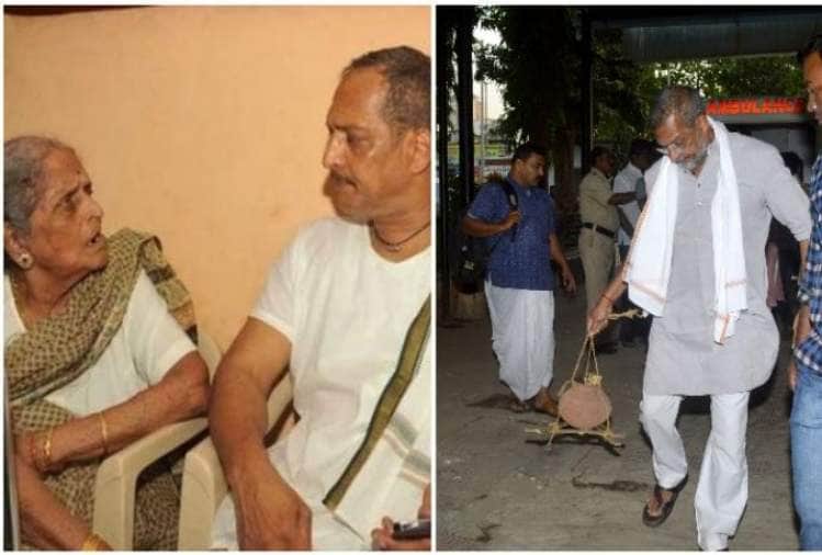 nana patekar mother nirmala patekar died at the age of 99 no one reached there from bollywood