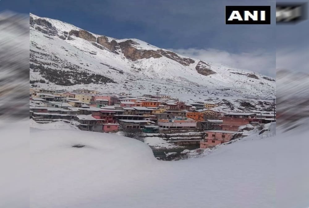 Fresh snowfall again in uttarakhand tourist destinations photos