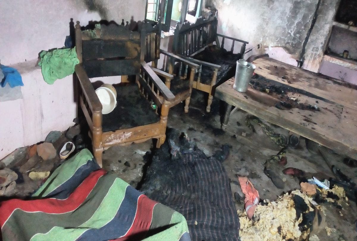 ex-serviceman died due to suffocation after house on fire in solan