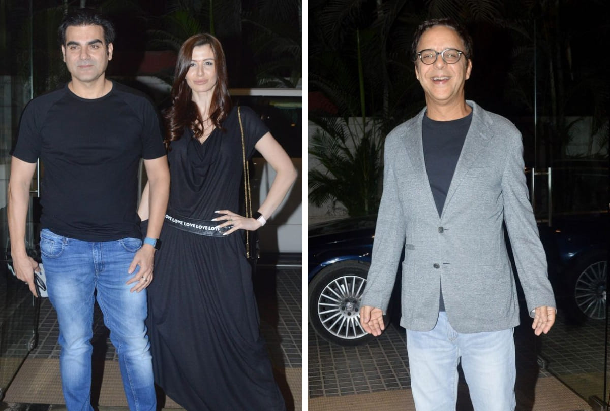 sonam kapoor arjun kapoor arbaz khan reached at the screening of ek ladki ko dekha to aisa laga