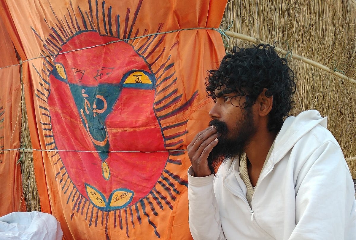 Sant Atmabodhanand on hunger strike for over 106 days in kumbh mela prayagraj