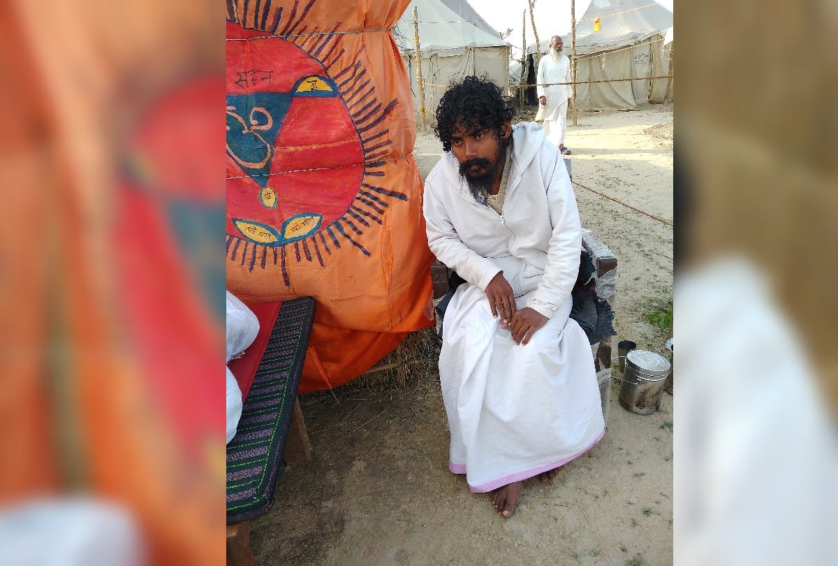 Sant Atmabodhanand on hunger strike for over 106 days in kumbh mela prayagraj