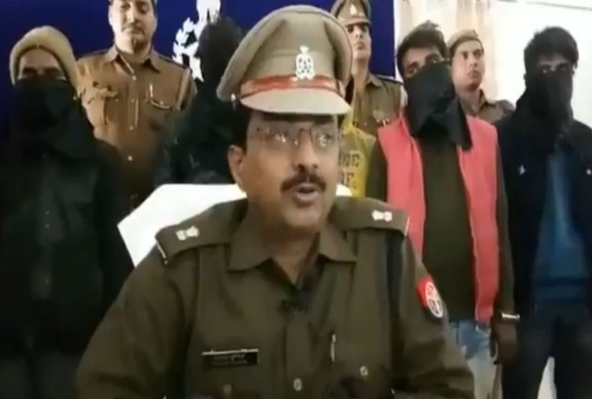 etah police arrested five robbers in robbery case