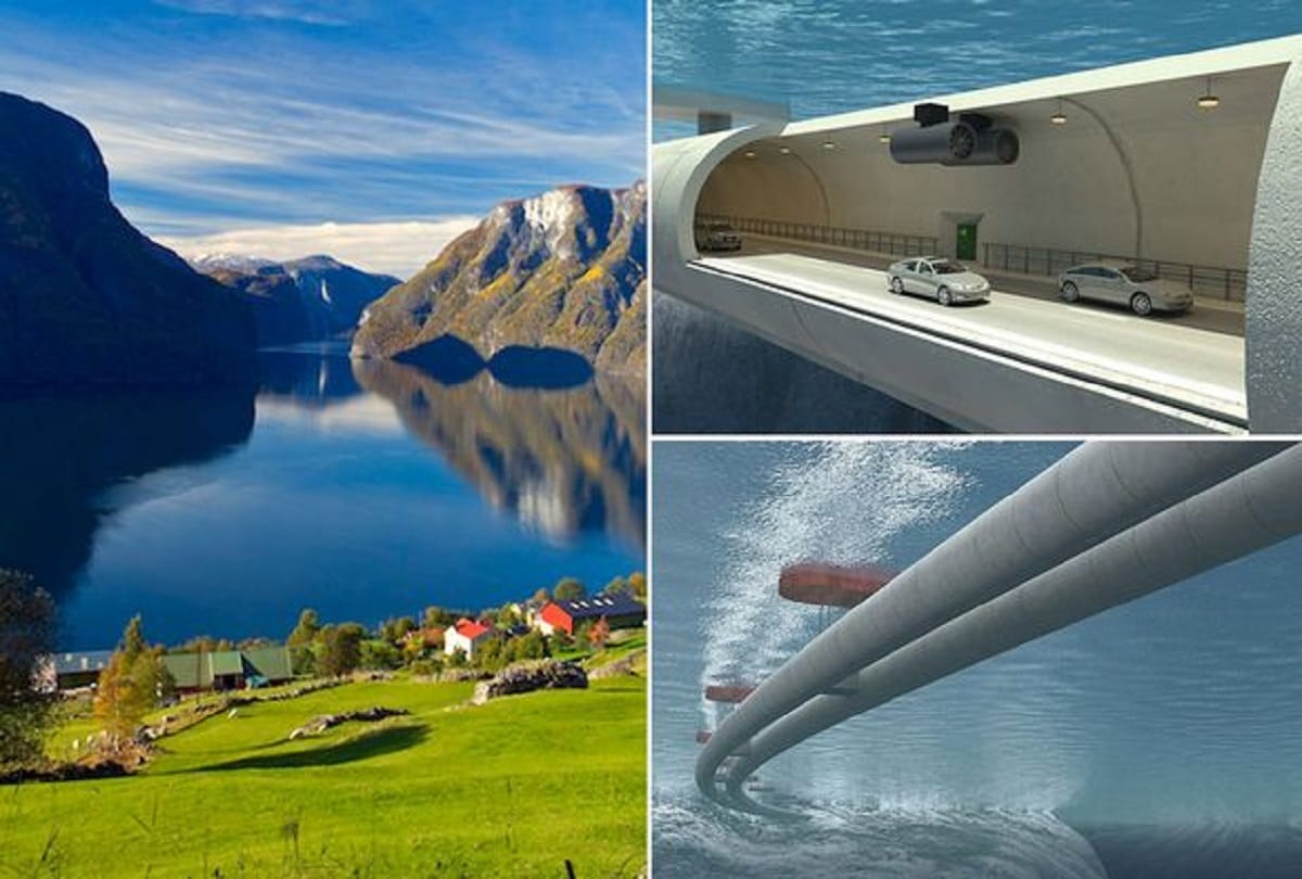 norway plans world's first floating tunnel