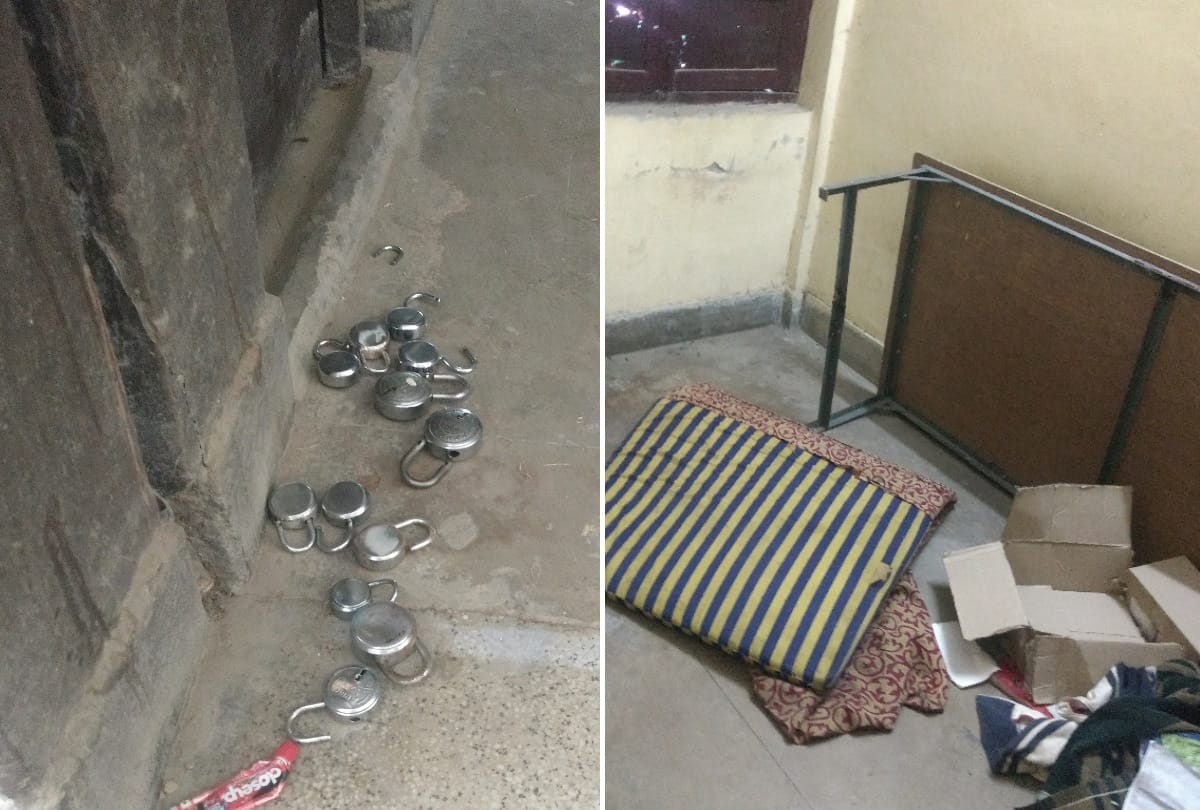 ruckus of anarchists in hostels of lucknow university