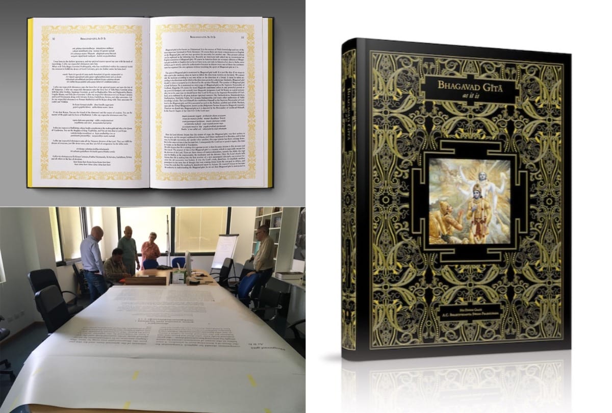 800 kg iskcon bhagvad gita to be largest sacred text PM modi to unveil