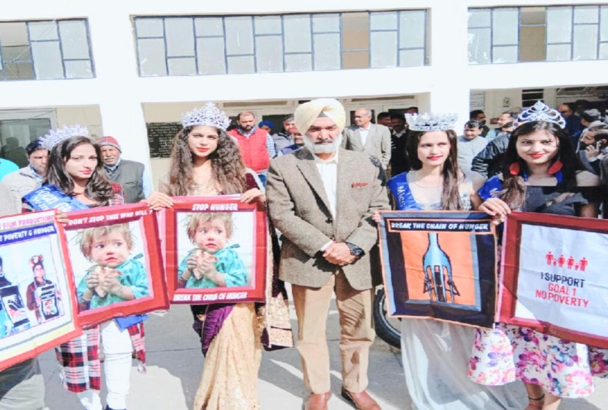 Neha Chaudhary launched campaign for hunger poverty eradication