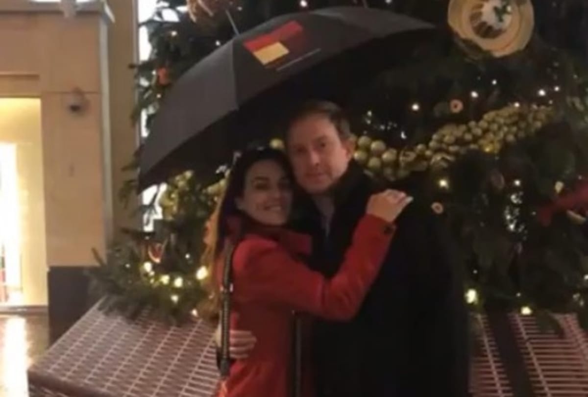 Preity Zinta and Gene Goodenough loving and romantic moment on her Birthday