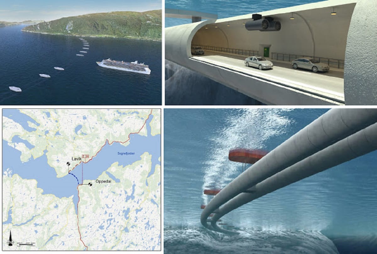 norway plans world's first floating tunnel