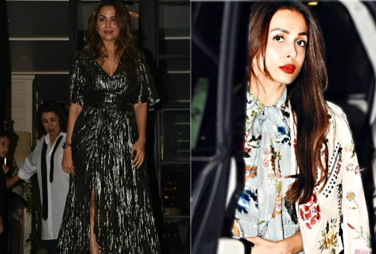 Actor Amrita Arora hosted her birthday party Malaika Arora karishma kapoor spotted