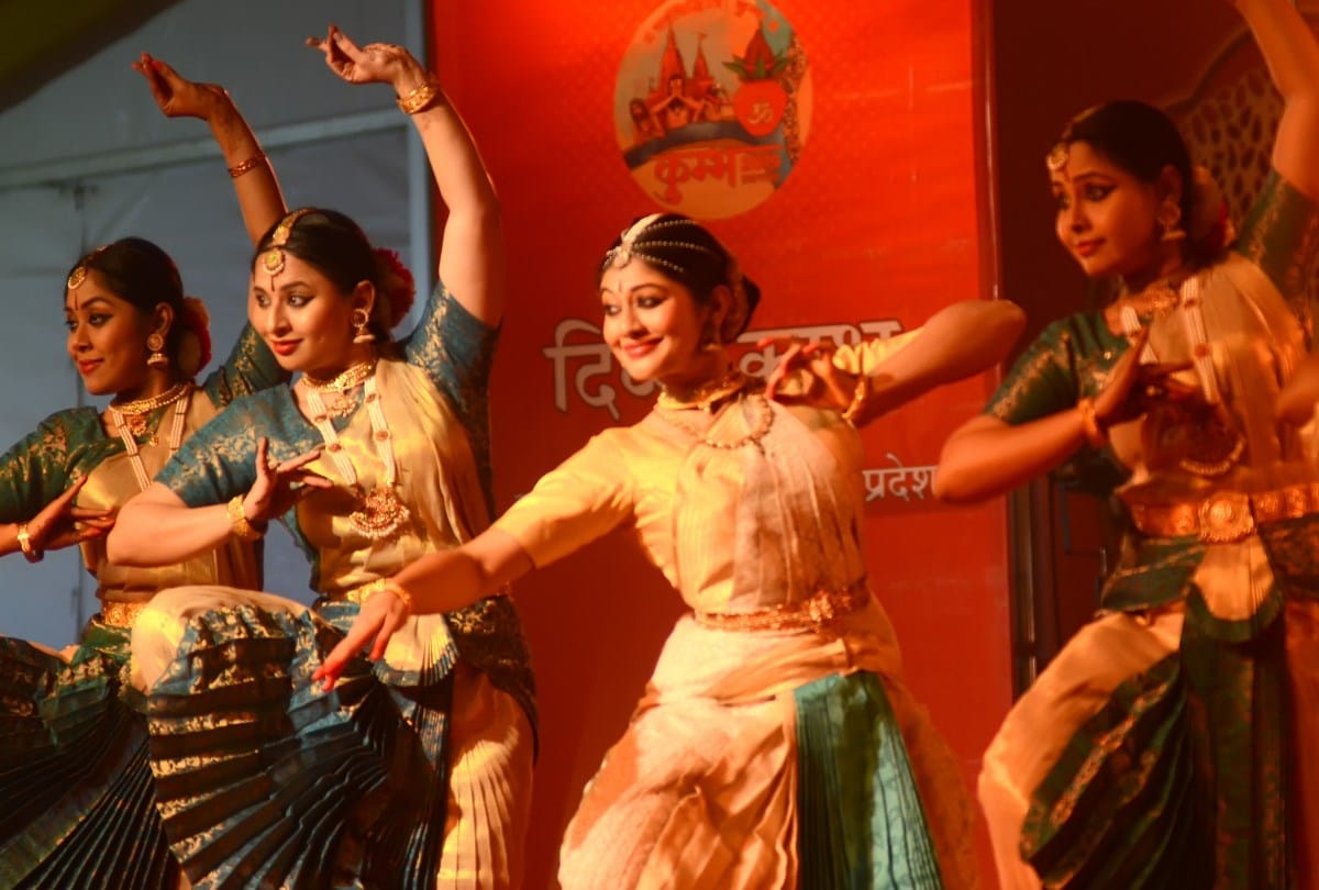 Kumbh Mela 2019 cultural program singing recital and dance composition Got to see