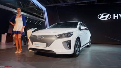 after Hyundai Kona Electric car Hyundai Ioniq Electric spotted In India during Testing