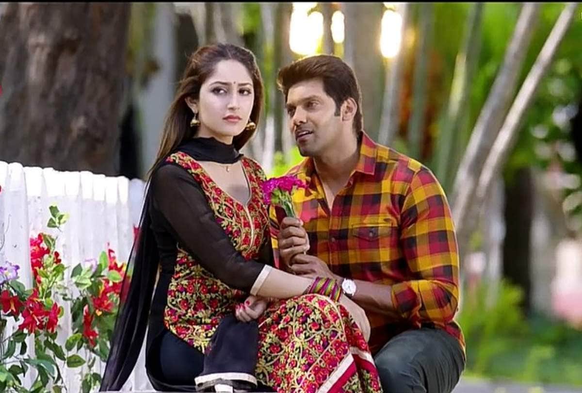 south actress Sayyeshaa got troll with husband arya over age gap