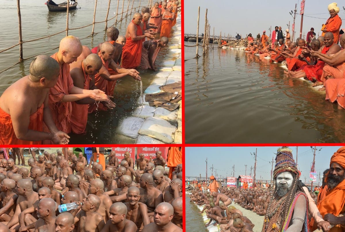Prayagraj Kumbh Mela 2019 1500 people made Naga Sadhu including 50 sadhvi