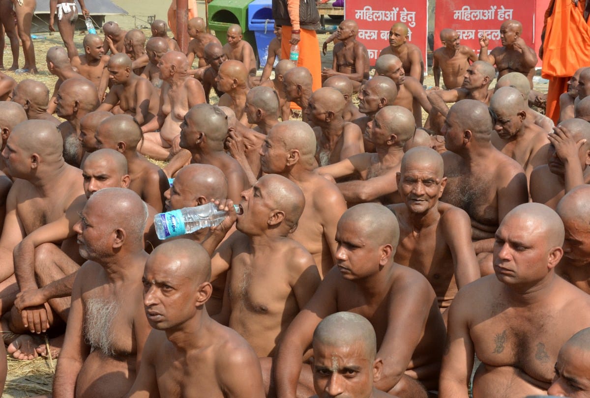 Prayagraj Kumbh Mela 2019 1500 people made Naga Sadhu including 50 sadhvi