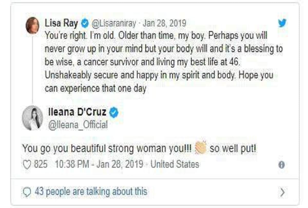 lisa ray gets irritate commenting on her pics social media