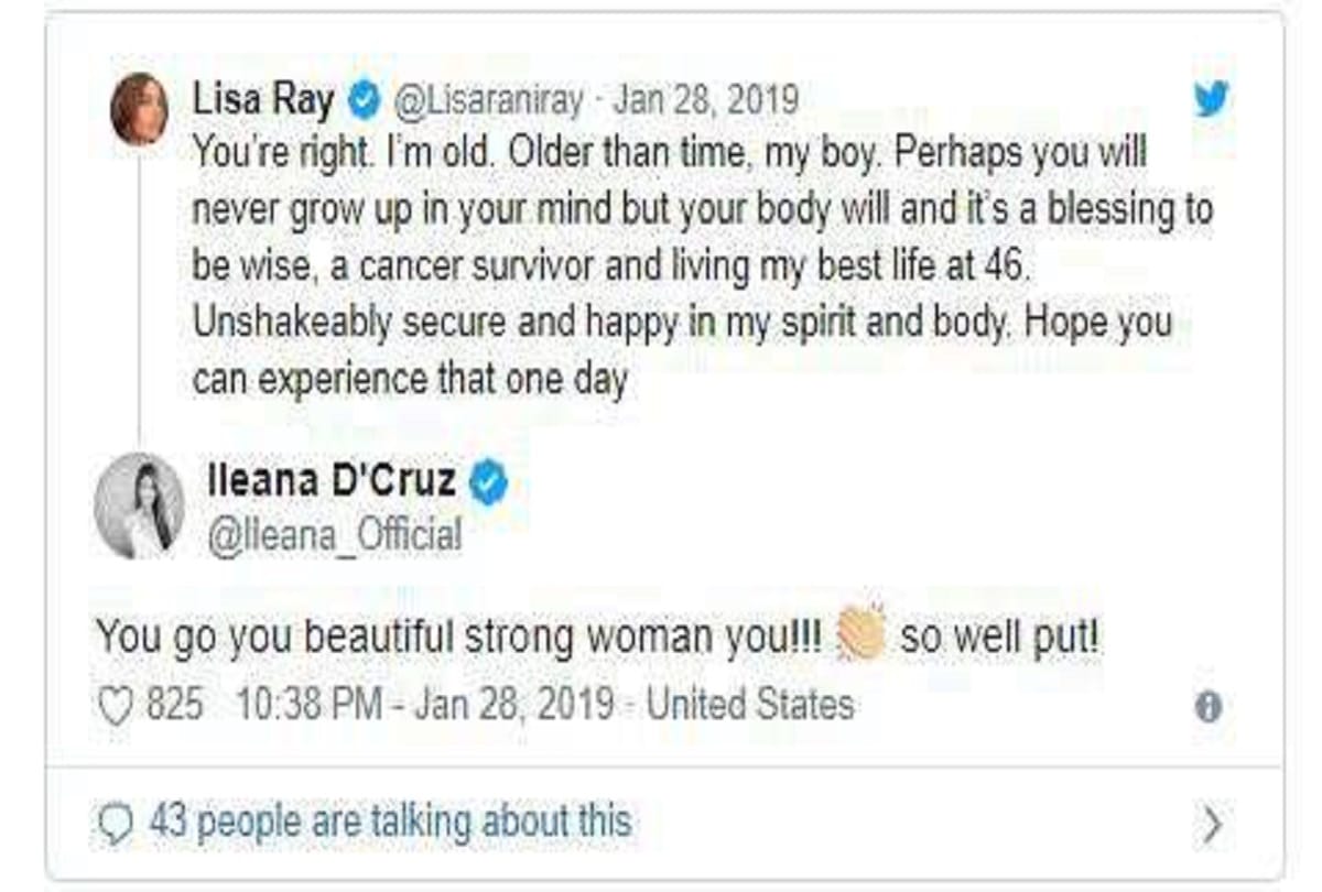 lisa ray gets irritate commenting on her pics social media