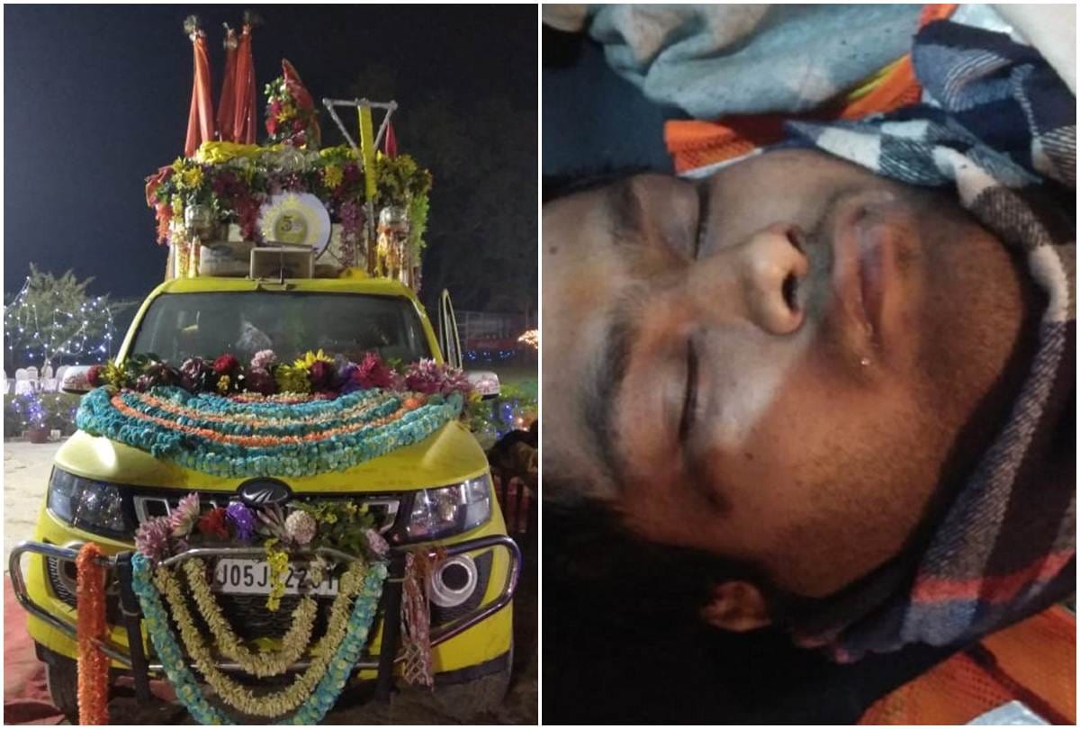 Khatu Shyam rath came in contact with high tension wire one dead in varanasi