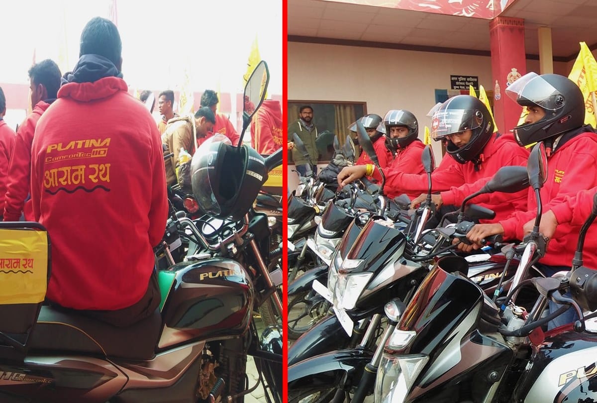 kumbh mela 2019 police launch 40 bike for mauni amavasya snan in prayagraj