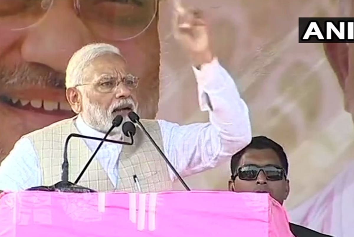 Live Updates: PM Narendra modi arrives in Thakurnagar will address rally