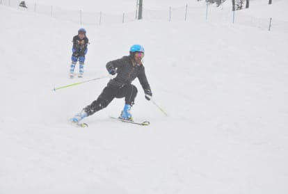 first day of  National Alpine and Snow Boarding Championship in solangnala manali himachal