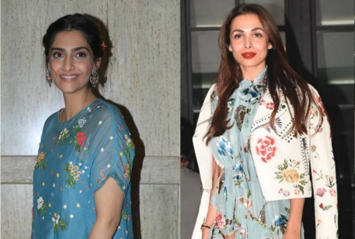 Malaika Arora and Sonam Kapoor spotted in floral maxi dress