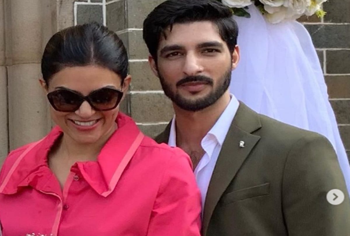Sushmita sen boyfriend Rohman Shawl competes as her daughter father in race