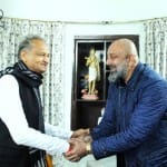 sanjay dutt with ashok gehlot