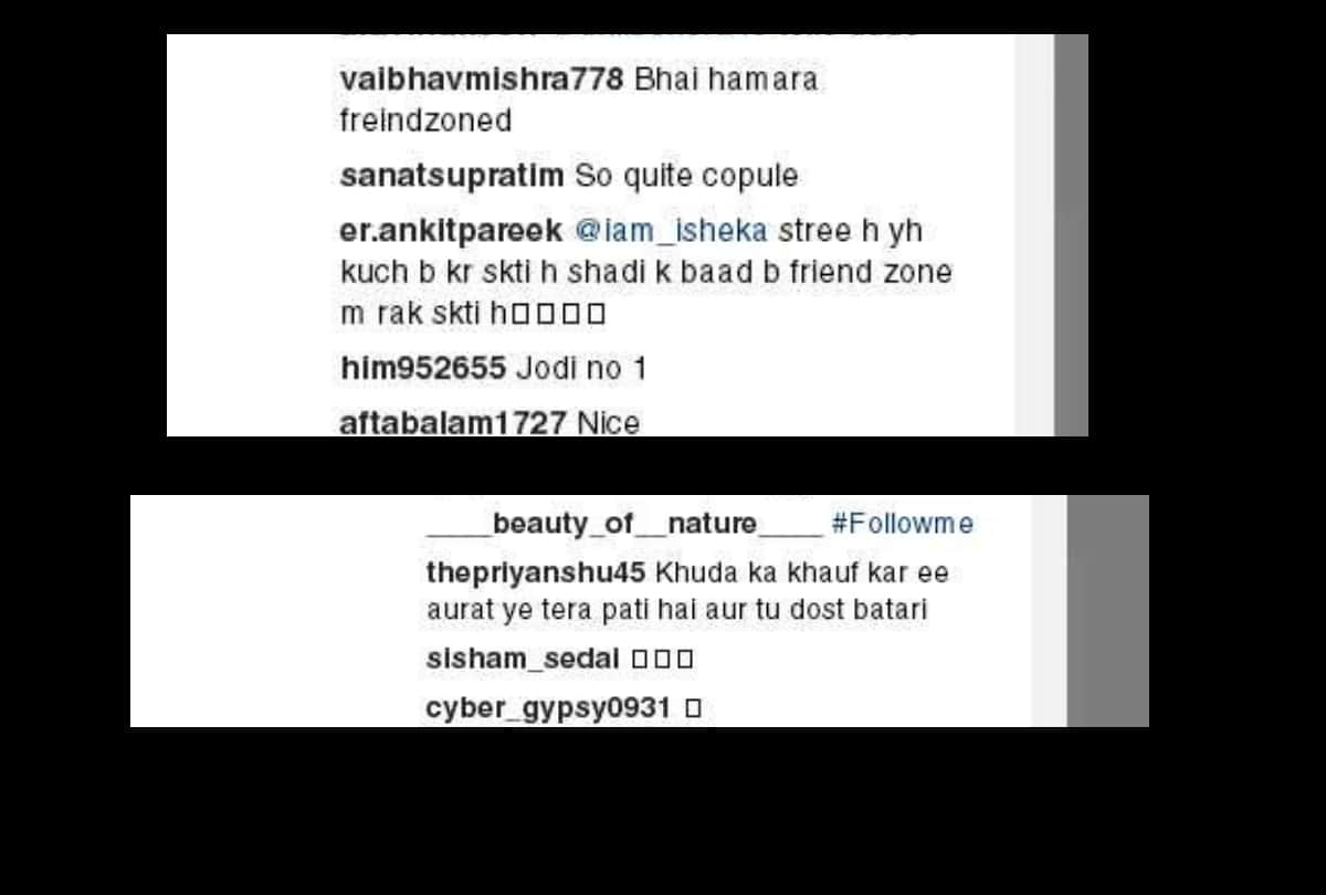 anushka sharma agian trolled to share a picture of vihat kohli with her