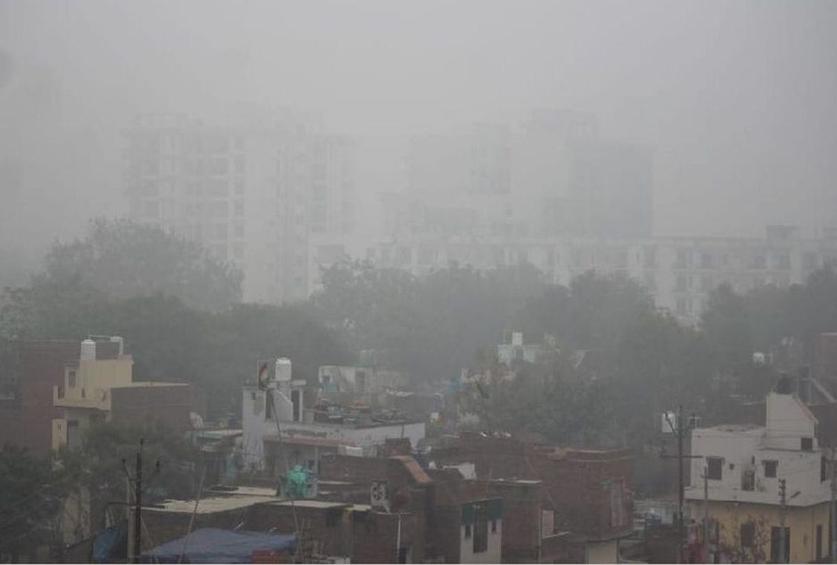 heavy fog in agra weather today