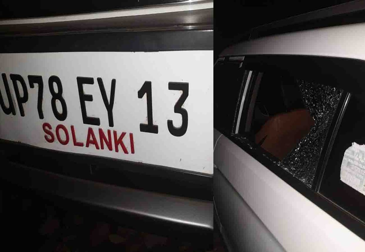 loot with sp mla irfan solanki from his car