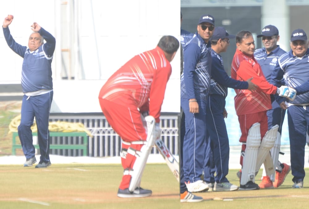 pics of ias and ips eleven cricket match.