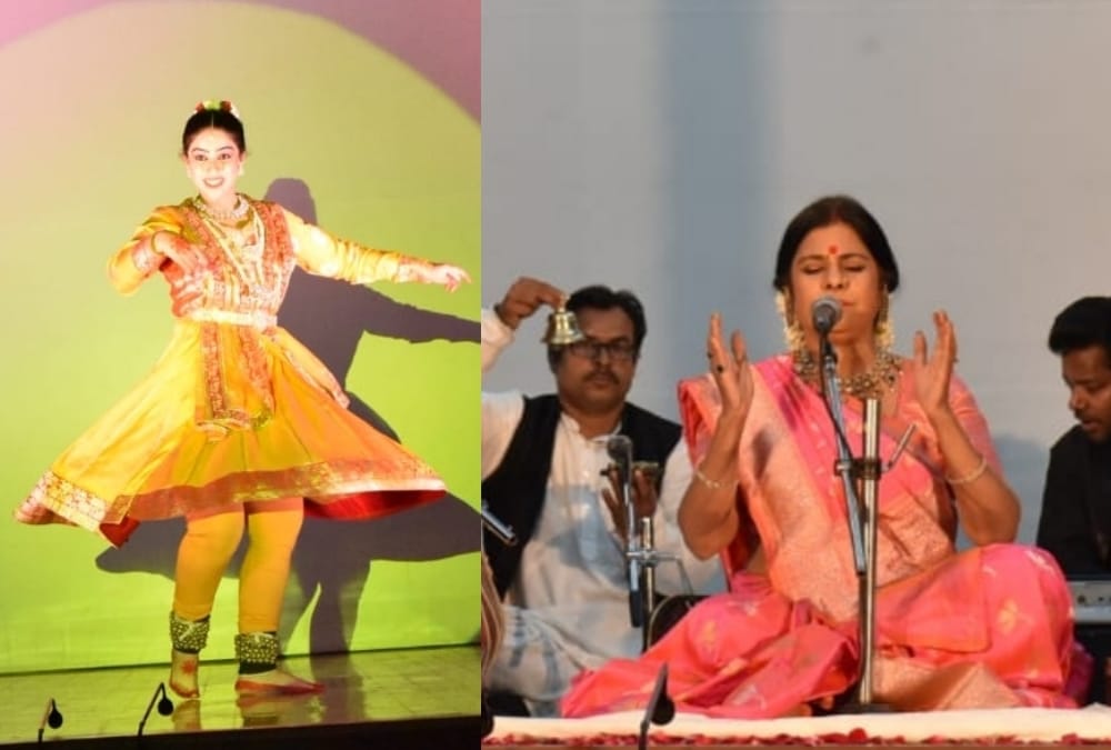 ias week cultural evening in rajbhawan.