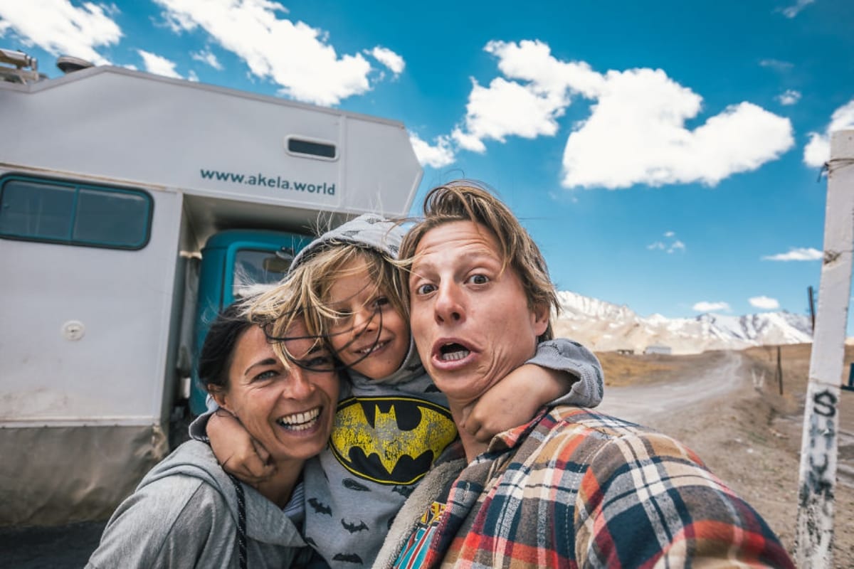 Strange Story of Family in Austria Sold Everything And Show Beauty Of Our Planet to Their Son