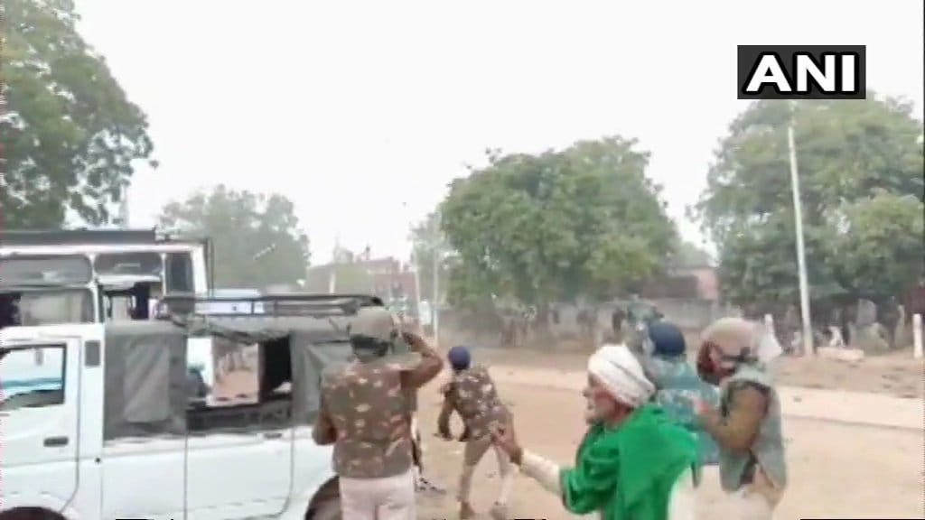 A clash between police and local residents in Murray district of Madhya Pradesh