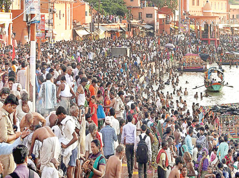 iew of Prayagraj Kumbh in Dharmanagari also